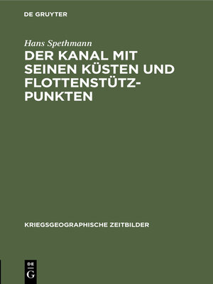 cover image of Der Kanal mit seinen Küsten und Flottenstützpunkten
